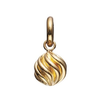 Kranz & Ziegler Story Charm Swirl Drop - Gold Plating 1