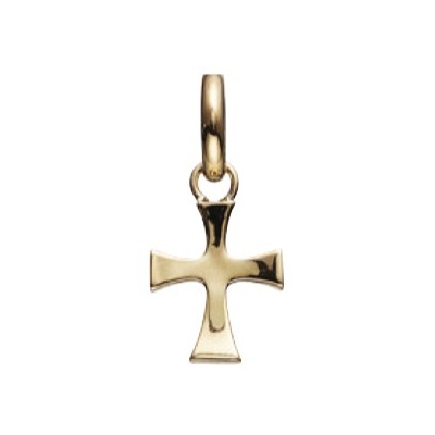 Kranz & Ziegler Story Charm Flared Cross - Gold Plating 1