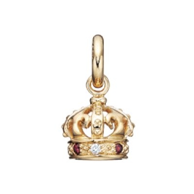 Kranz & Ziegler Story Charm Crown CZ - Gold Plating 1