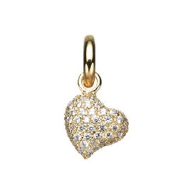 Kranz & Ziegler Story Charm Heart Pave - Gold Plating 1