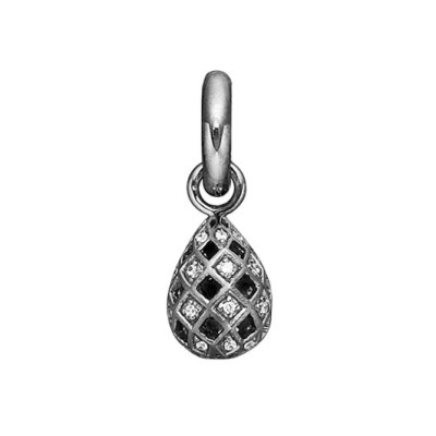Kranz & Ziegler Story Charm Harlequin Drop - Rhodium Plated 1